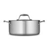 Stainless Steel Tri-Ply Clad 5-Quart Dutch Oven with Lid